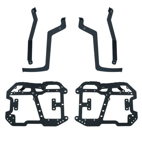 GP Kompozit CF Moto 450 MT 2024-2026 Uyumlu Yan Çanta Demiri Siyah