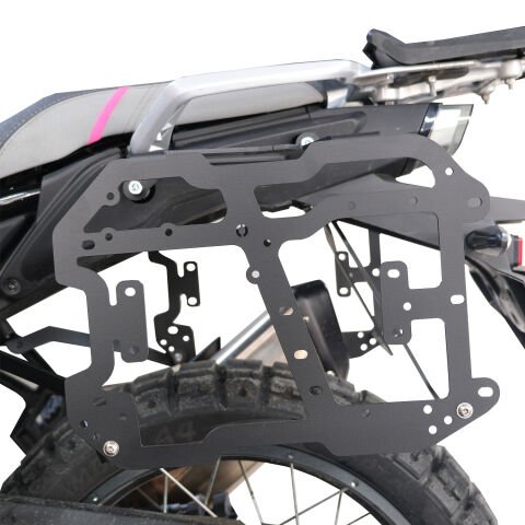 GP Kompozit CF Moto 450 MT 2024-2026 Uyumlu Yan Çanta Demiri Siyah