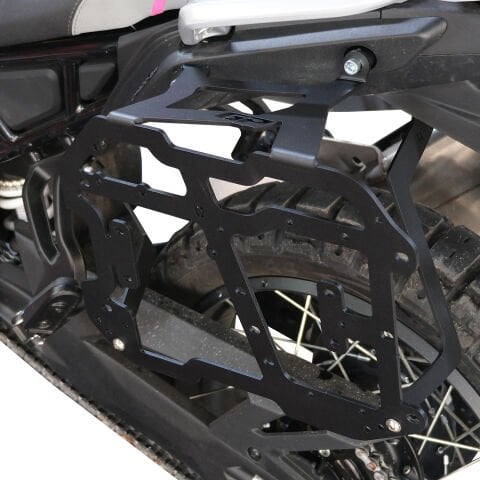 GP Kompozit CF Moto 450 MT 2024-2026 Uyumlu Yan Çanta Demiri Siyah