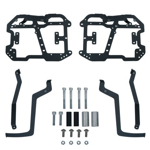 GP Kompozit CF Moto 450 MT 2024-2026 Uyumlu Yan Çanta Demiri Siyah