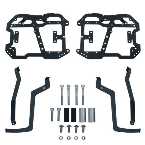 GP Kompozit CF Moto 450 MT 2024-2026 Uyumlu Yan Çanta Demiri Siyah