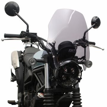 GP Kompozit Honda CL 250 2023-2024 Uyumlu Ön Cam Şeffaf