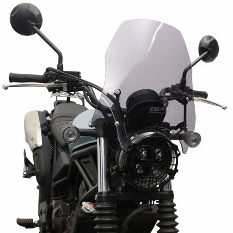 GP Kompozit Honda CL 250 2023-2025 Uyumlu Ön Cam Şeffaf