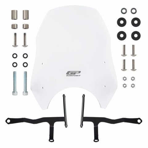 GP Kompozit Honda CL 250 2023-2025 Uyumlu Ön Cam Şeffaf