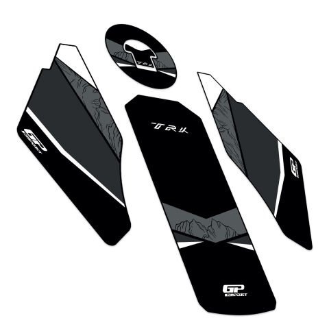 GP Kompozit Benelli TRK 502 / 502X 2018-2024 Uyumlu Tank Pad Siyah