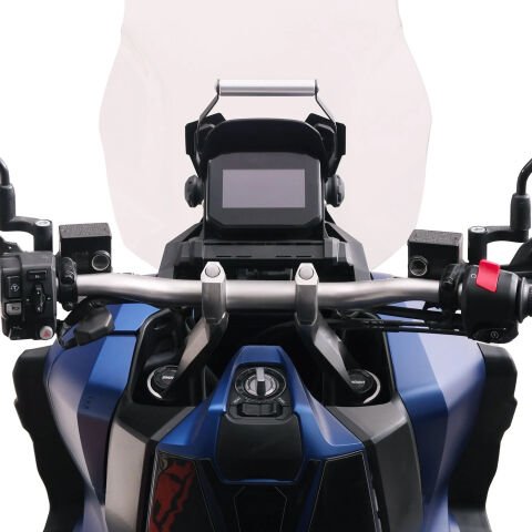 GP Kompozit Honda ADV 350 2023-2024 Uyumlu Telefon / Navigasyon Tutucu Cam Tipi Siyah