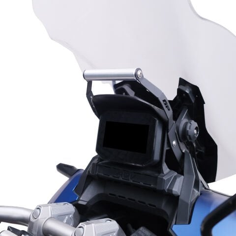 GP Kompozit Honda ADV 350 2023-2024 Uyumlu Telefon / Navigasyon Tutucu Cam Tipi Siyah