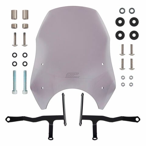 GP Kompozit Honda CL 250 2023-2025 Uyumlu Ön Cam Füme