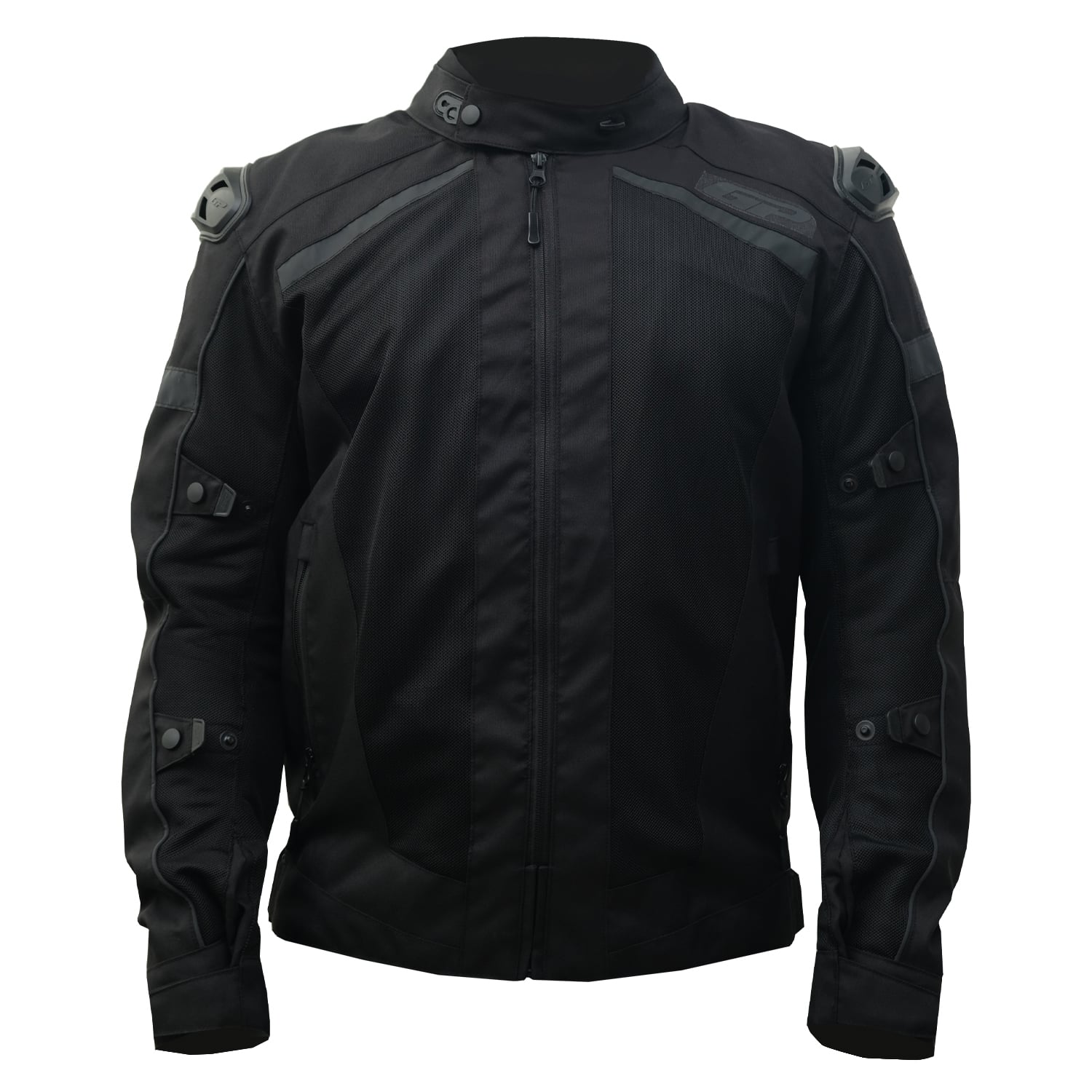 GP Kompozit MNTY001 Yazlık 5 Korumalı Motosiklet Montu Siyah