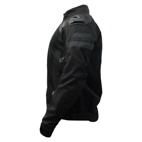 GP Kompozit MNTY001 Yazlık 5 Korumalı Motosiklet Montu Siyah