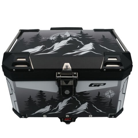 GP Kompozit DSN05 Universal 45 lt Desenli Alüminyum Motosiklet Çantası