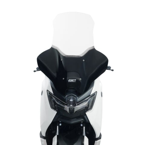 GP Kompozit Yamaha NMAX 125 / 155 2025-2026 Uyumlu Elcikli Tur Camı Şeffaf