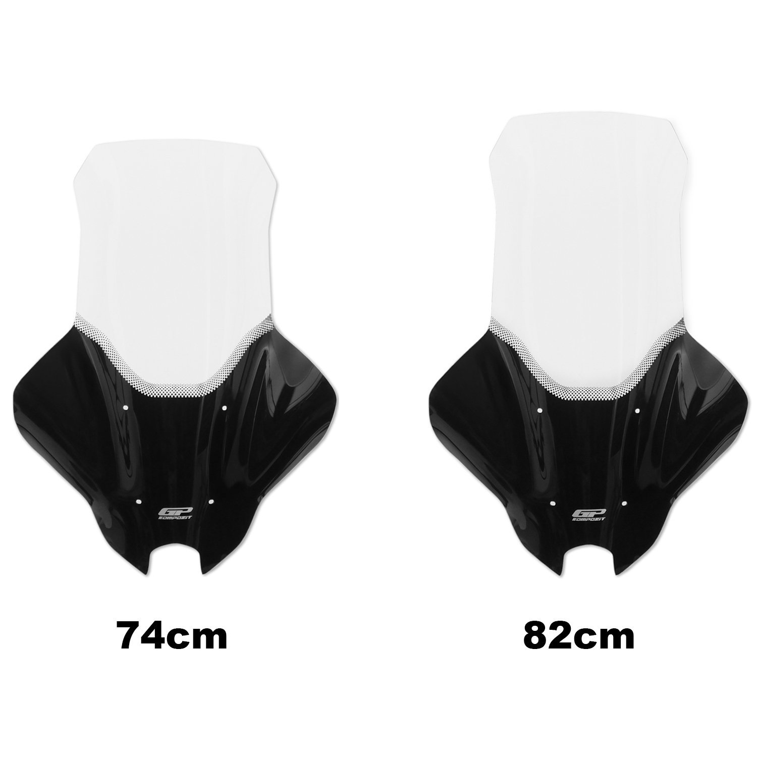 GP Kompozit Yamaha NMAX 125 / 155 2025 Uyumlu Elcikli Tur Camı Şeffaf