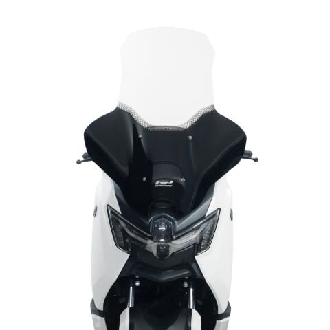 GP Kompozit Yamaha NMAX 125 / 155 2025-2026 Uyumlu Elcikli Tur Camı Şeffaf