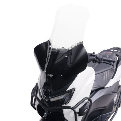 GP Kompozit Yamaha NMAX 125 / 155 2025-2026 Uyumlu Elcikli Tur Camı Şeffaf