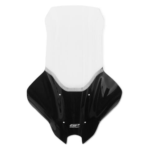 GP Kompozit Yamaha NMAX 125 / 155 2025-2026 Uyumlu Elcikli Tur Camı Şeffaf