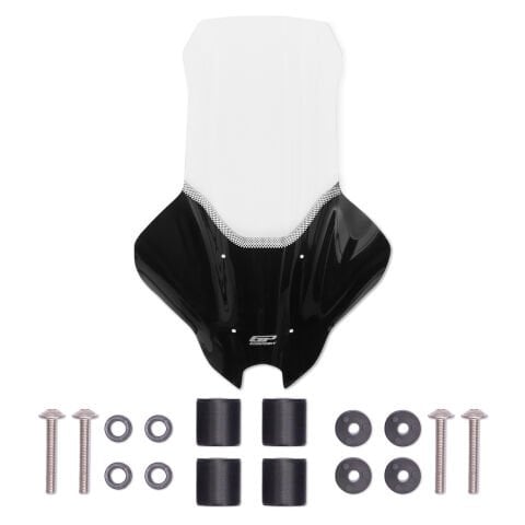 GP Kompozit Yamaha NMAX 125 / 155 2025 Uyumlu Elcikli Tur Camı Şeffaf