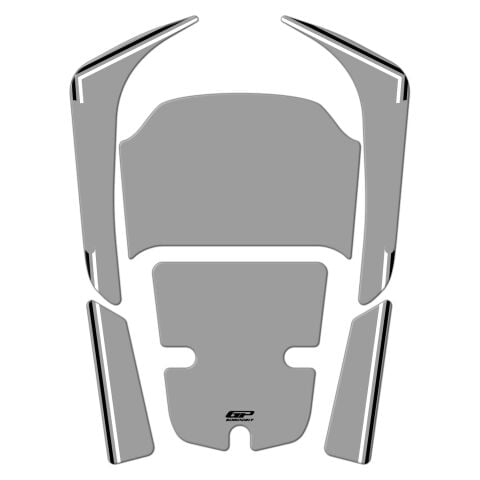 GP Kompozit Honda Forza 250 2018-2026 Uyumlu Yeni Seri Tank Pad Nardo Gri