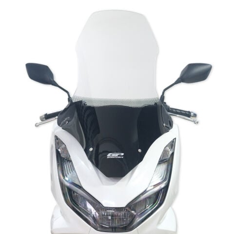 GP Kompozit Honda PCX 125 2021-2024 Uyumlu Ön Tur Camı Şeffaf