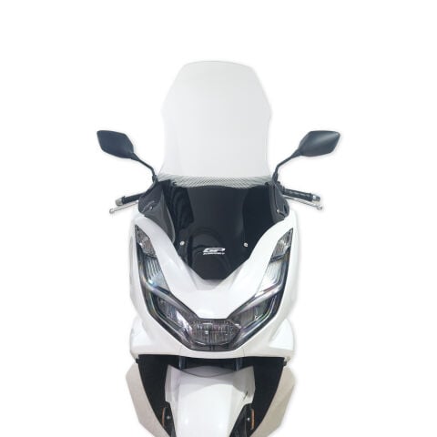 GP Kompozit Honda PCX 125 2021-2024 Uyumlu Ön Tur Camı Şeffaf