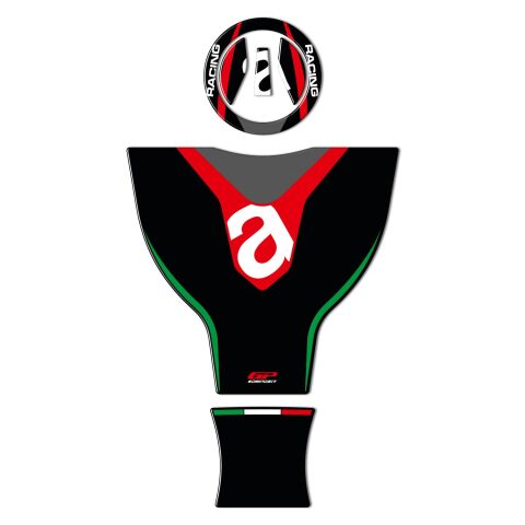 GP Kompozit Aprilia RS 660 2021-2023 Uyumlu Tank Pad Siyah
