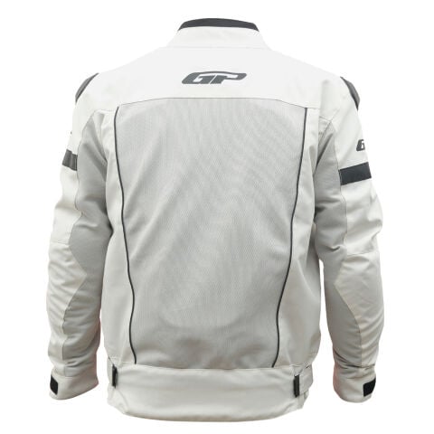 GP Kompozit MNTY001 Yazlık 5 Korumalı Motosiklet Montu Beyaz