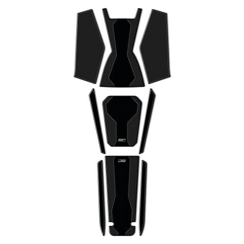 GP Kompozit Honda ADV 350 2023-2026 Uyumlu Yeni Seri Tank Pad Seti Karbon