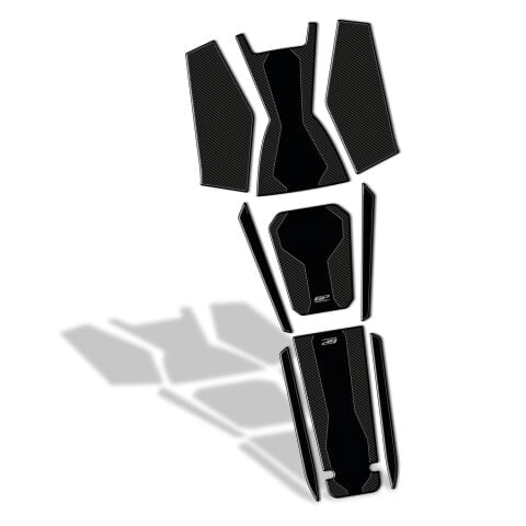 GP Kompozit Honda ADV 350 2023-2026 Uyumlu Yeni Seri Tank Pad Seti Karbon