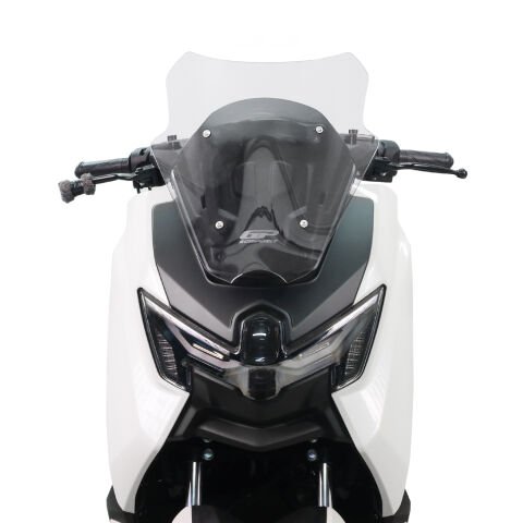 GP Kompozit Yamaha NMAX 125 / 155 2025-2026 Uyumlu Kısa Ön Cam Şeffaf