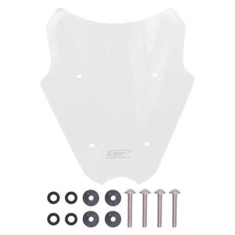 GP Kompozit Yamaha NMAX 125 / 155 2025 Uyumlu Kısa Ön Cam Şeffaf