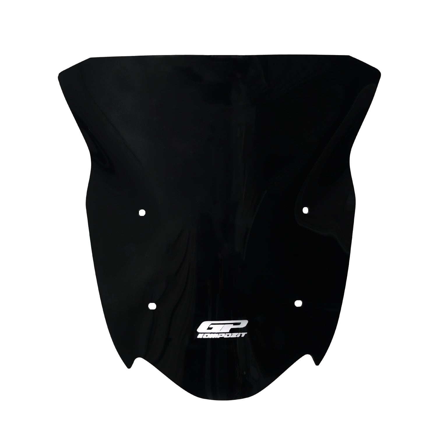 GP Kompozit TVS Apache RTR 200 2022-2024 Uyumlu Ön Cam Siyah
