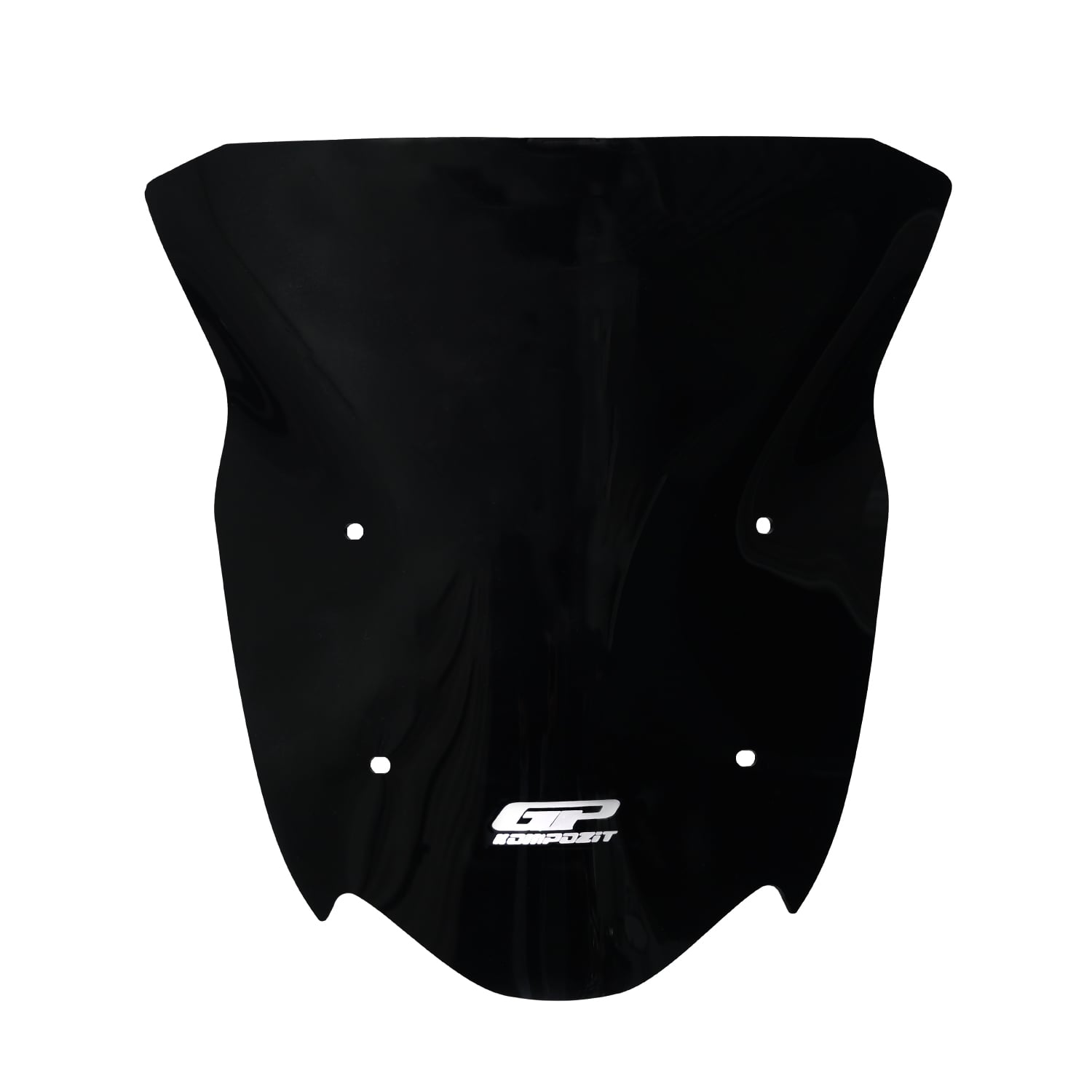 GP Kompozit TVS Apache RTR 200 2022-2024 Uyumlu Ön Cam Siyah