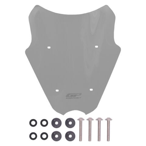 GP Kompozit Yamaha NMAX 125 / 155 2025-2026 Uyumlu Kısa Ön Cam Füme