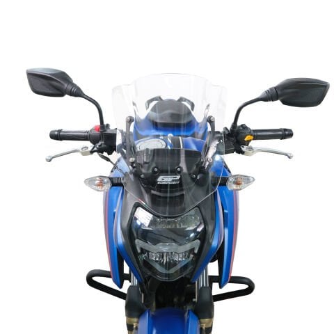 GP Kompozit TVS Apache RTR 200 2022-2024 Uyumlu Kısa Ön Cam Şeffaf