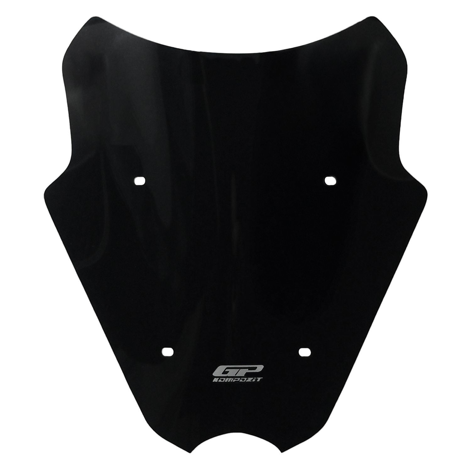 GP Kompozit Yamaha NMAX 125 / 155 2025-2026 Uyumlu Kısa Ön Cam Siyah