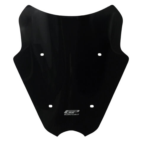 GP Kompozit Yamaha NMAX 125 / 155 2025-2026 Uyumlu Kısa Ön Cam Siyah