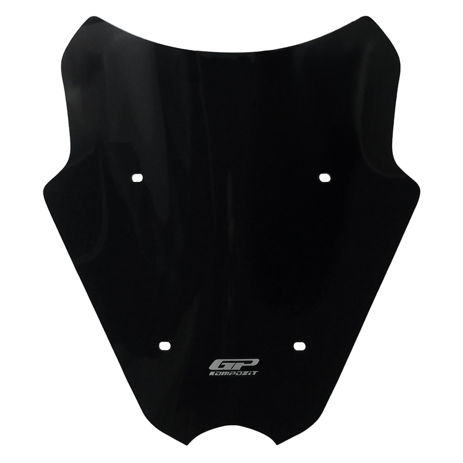 GP Kompozit Yamaha NMAX 125 / 155 2025 Uyumlu Kısa Ön Cam Siyah
