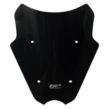 GP Kompozit Yamaha NMAX 125 / 155 2025 Uyumlu Kısa Ön Cam Siyah