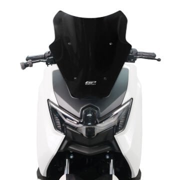 GP Kompozit Yamaha NMAX 125 / 155 2025 Uyumlu Kısa Ön Cam Siyah