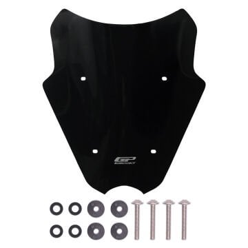 GP Kompozit Yamaha NMAX 125 / 155 2025 Uyumlu Kısa Ön Cam Siyah