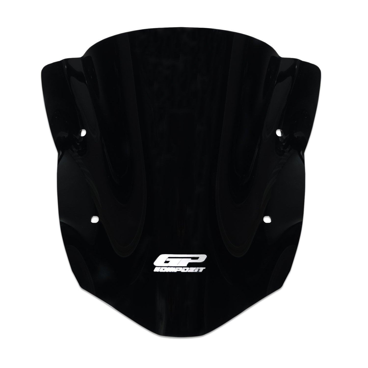 GP Kompozit TVS Apache RTR 200 2022-2024 Uyumlu Kısa Ön Cam Siyah