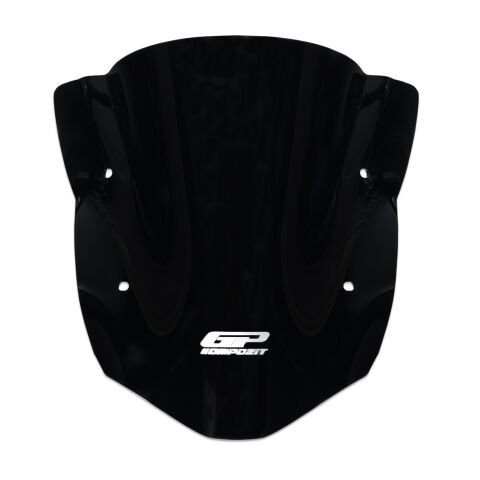 GP Kompozit TVS Apache RTR 200 2022-2024 Uyumlu Kısa Ön Cam Siyah