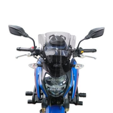 GP Kompozit TVS Apache RTR 200 2024 Uyumlu Kısa Ön Cam Füme