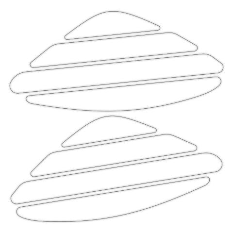 GP Kompozit Universal Yan Pad Çizgisel Şeffaf