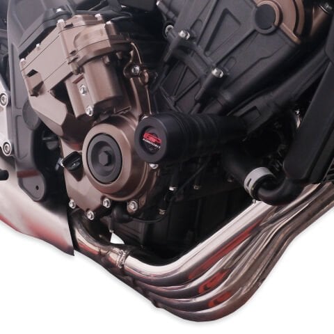 GP Kompozit Honda CB650R E-CLUTCH 2025 Uyumlu Motor Koruma Takozu Siyah