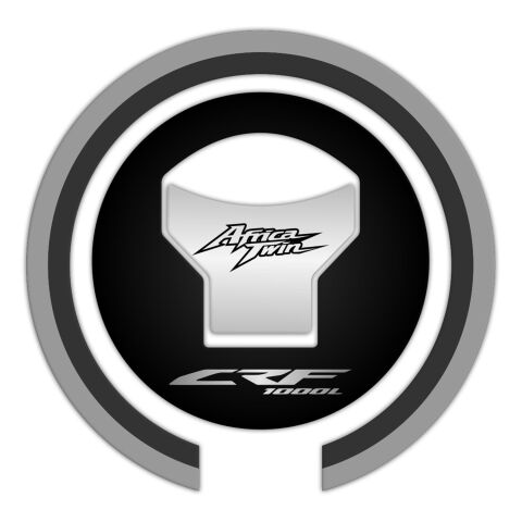 GP Kompozit Honda Africa Twin CRF1000L 2018-2019 Uyumlu Tank Pad Seti Siyah