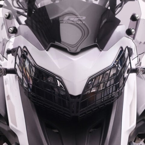 GP Kompozit Benelli TRK 502 / 502X 2018-2023 Uyumlu Far Koruma Siyah