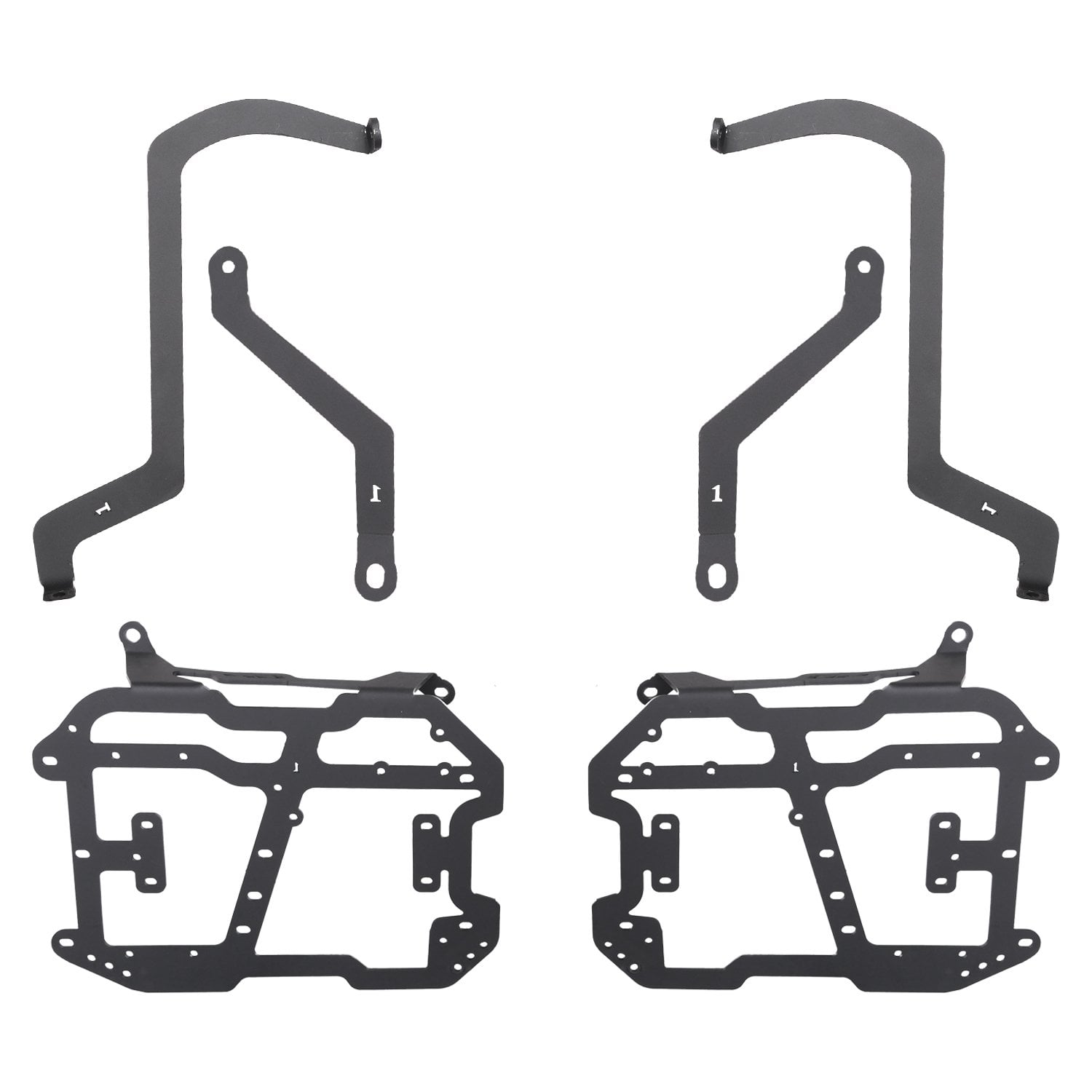 GP Kompozit Benelli TRK 502 / 502X 2018-2023 Uyumlu Yan Çanta Demiri Siyah