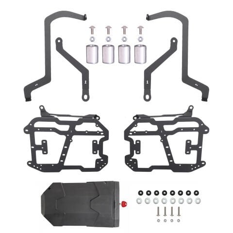 GP Kompozit Benelli TRK 502 / 502X 2018-2023 Uyumlu Yan Çanta Demiri Siyah