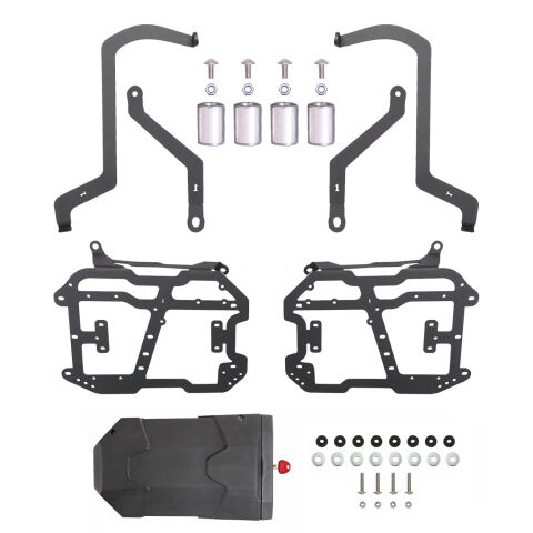 GP Kompozit Benelli TRK 502 / 502X 2018-2023 Uyumlu Yan Çanta Demiri Siyah